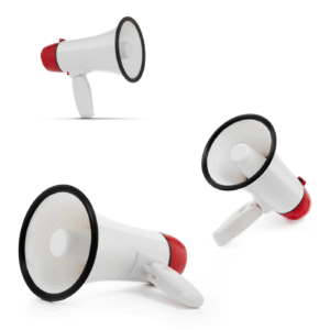Messaging | 3 megaphones | Foundry12