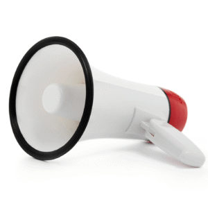 Messaging | megaphone on it's side | Foundry12
